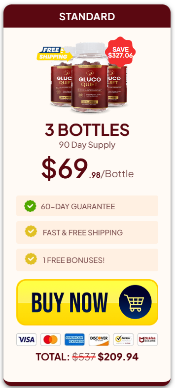 Buy Gluco Quiet 3 Bottle